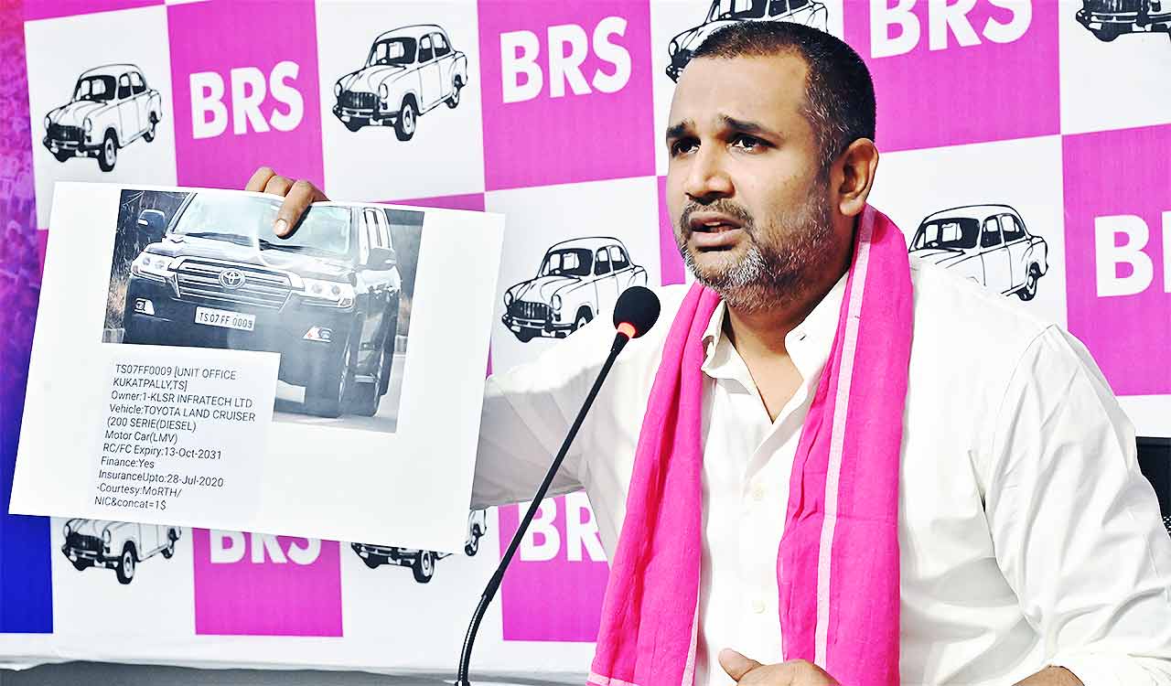 Cancel KLSR Infra contracts, says BRS; alleges Revanth Reddy govt favouring ‘benami firm’