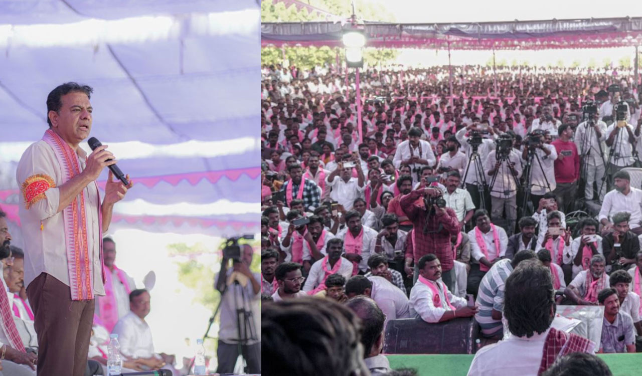 Revanth Reddy pushed Palamuru back into migration, says KTR