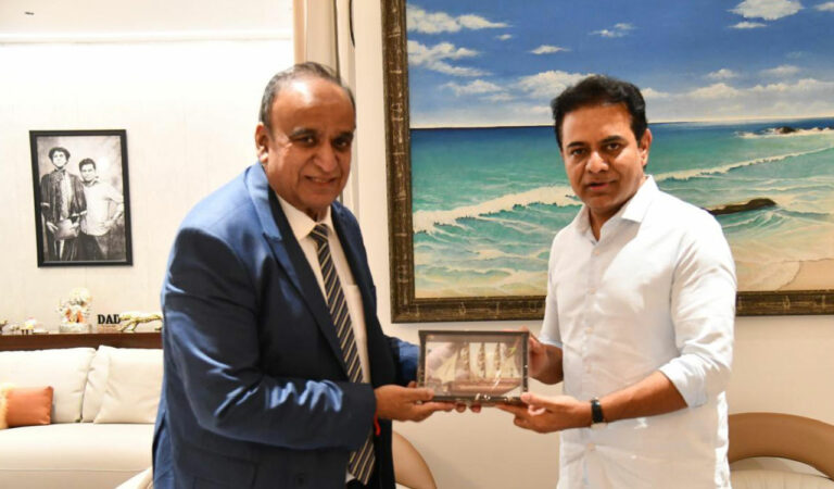 KTR meets Mauritian minister to boost trade ties