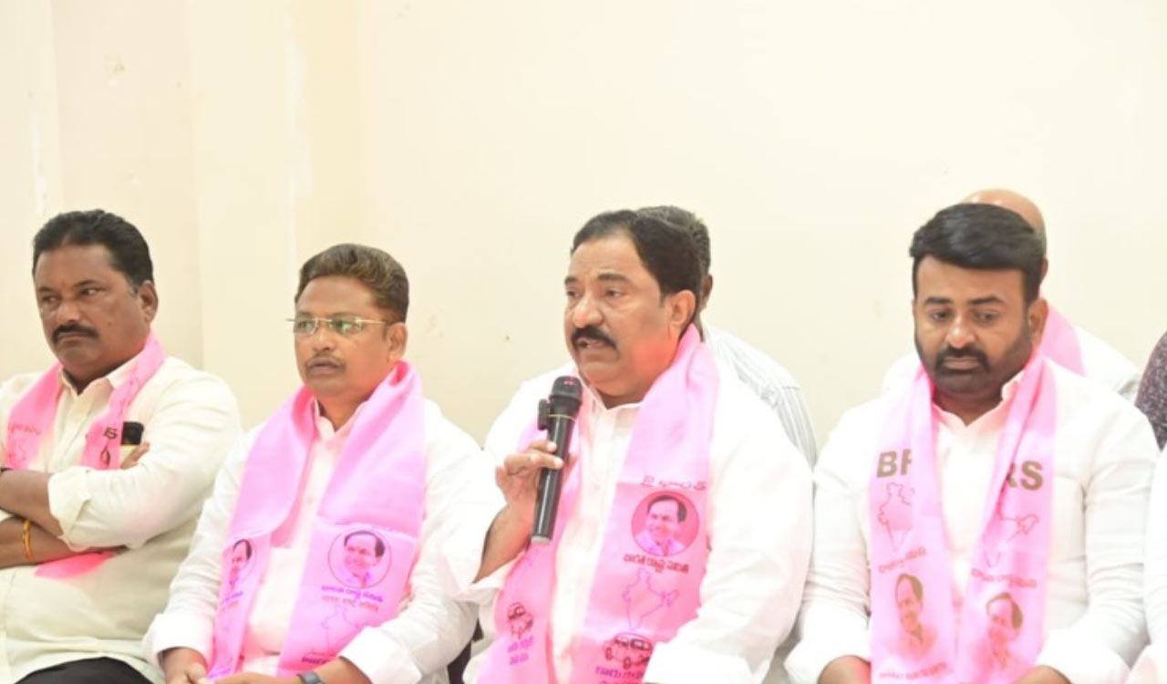 Congress goons run amok in Khammam with support of Dy. CM: BRS leaders