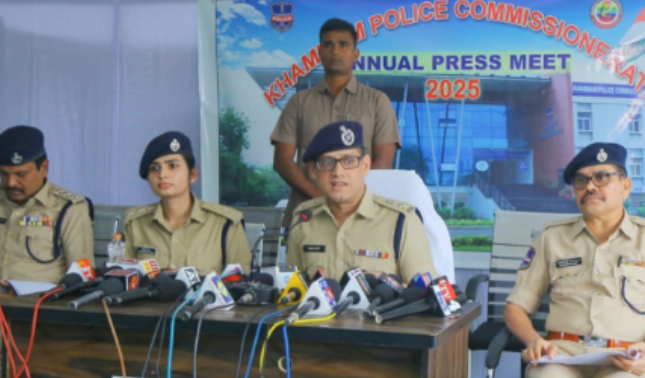 2025 police report: Crimes against women rise, murders fall in Khammam