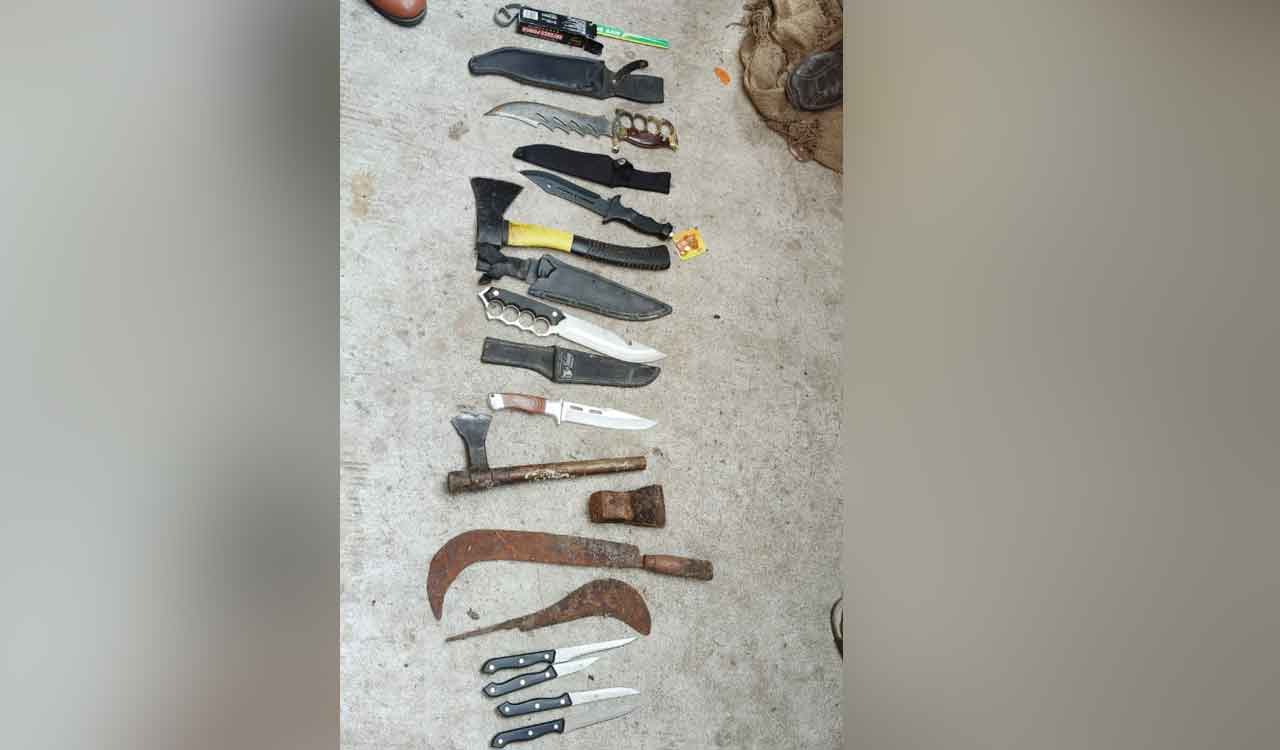 Illegal weapons seized in pre-dawn raid in Hyderabad’s Yakutpura
