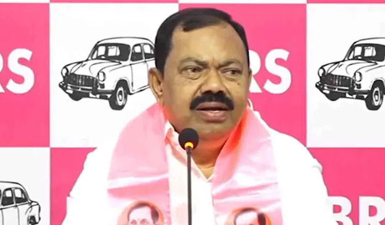 BRS leader Kyama Mallesh slams Revanth Reddy over Palamuru-Rangareddy project delay