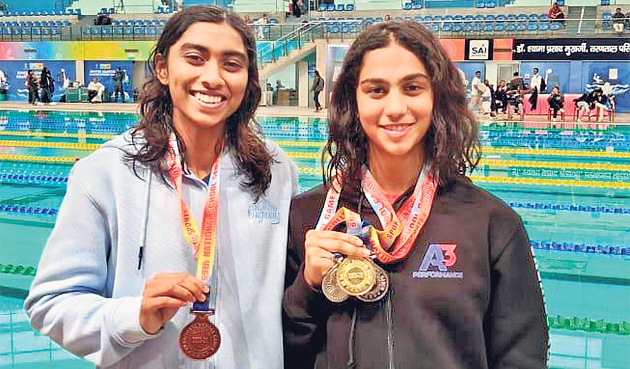 Sports briefs: Shivani settles for silver in 100m backstroke swimming event