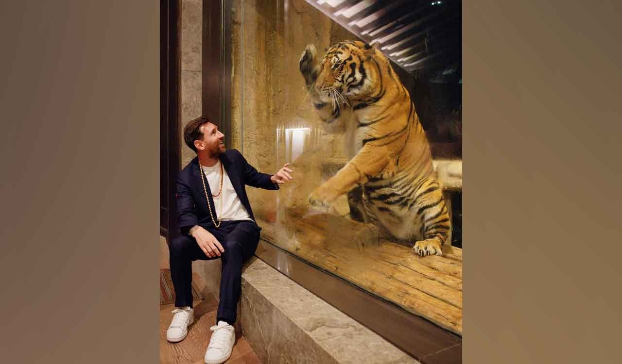 Messi participates in traditional rituals during Vantara visit