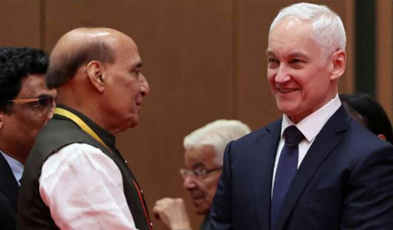 Rajnath Singh, Belousov to discuss key defence issues tomorrow