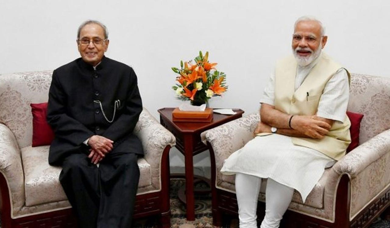 ‘Towering statesman, scholar of exceptional depth’: PM Modi pays tribute to Pranab Mukherjee