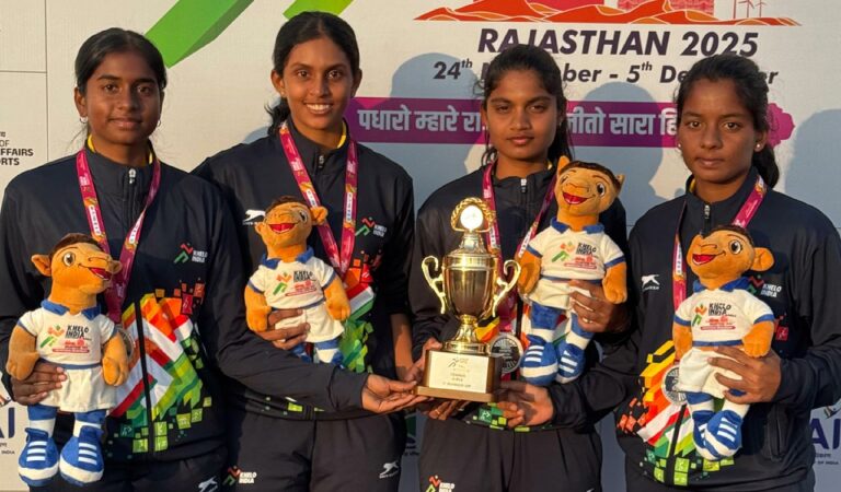 Srinu and Bindu win 800m titles at Osmania University athletics meet