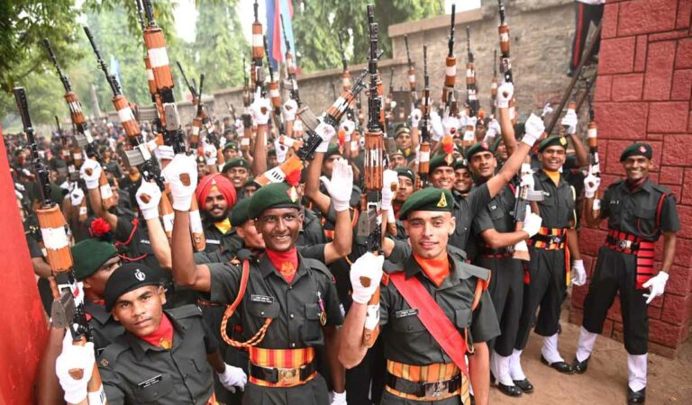 Passing Out Parade of Agniveer Batch 06/25 held at AOC Centre Secunderabad
