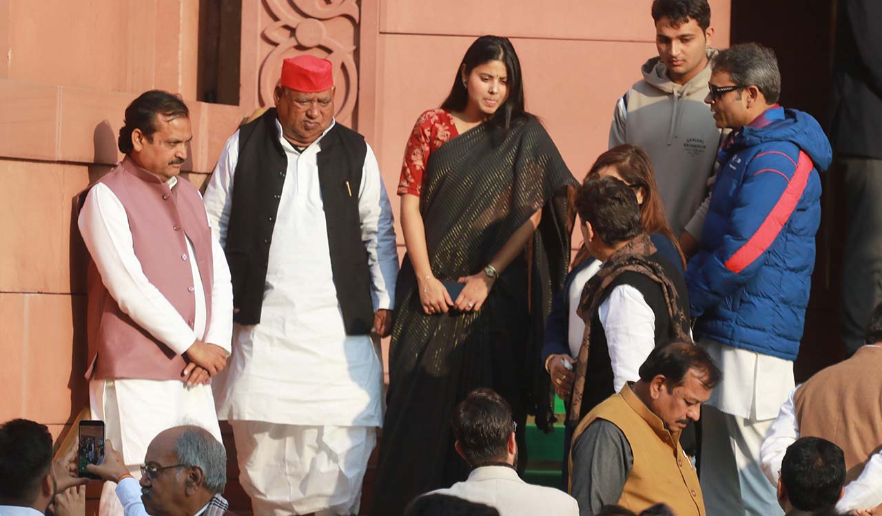 Opposition MPs hold protest march in Parliament complex, demand withdrawal of G RAM G bill