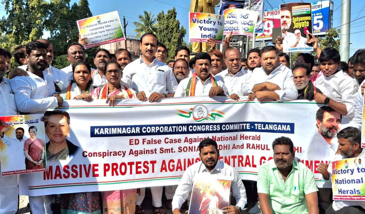Police foil Congress bid to lay siege to BJP MP office in Karimnagar