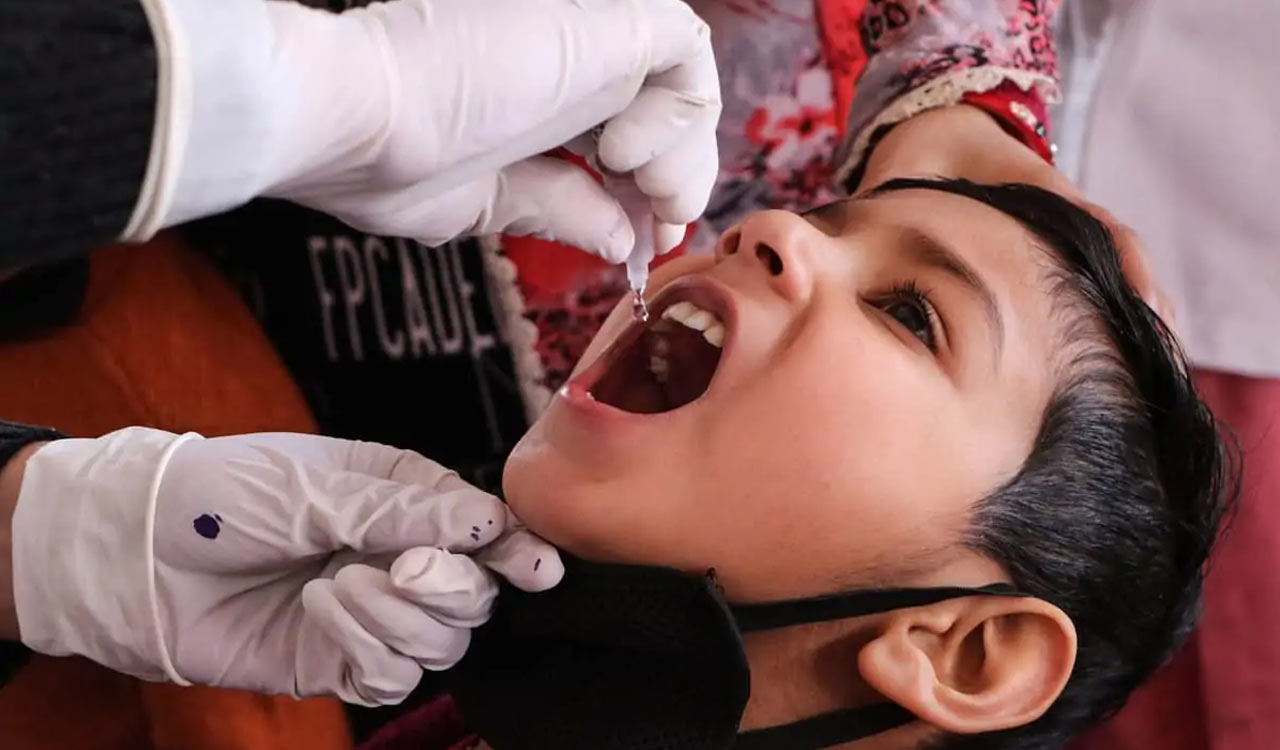 Andhra Pulse Polio drive: Over 54 lakh children vaccinated