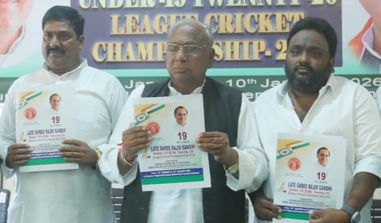 Rajiv Gandhi under-19 T-20 cricket championship to begin in Hyderabad on January 7