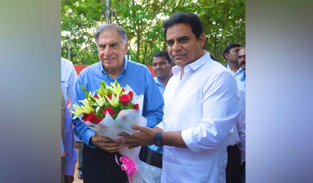 KTR pays tribute to Ratan Tata on birth anniversary