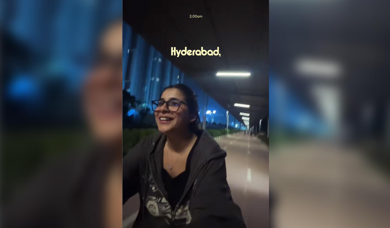 Watch: Woman’s 2 am ride on solar cycling track along ORR highlights safety in Hyderabad