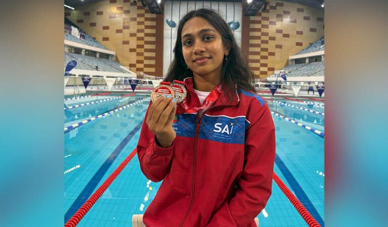 Hyderabad's Rithvika clinches silver, bronze at 28th Speedo Invitational in Dubai
