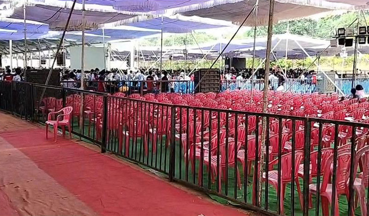 Low public turnout, long wait mark launch of India’s first Earth Sciences University in Kothagudem