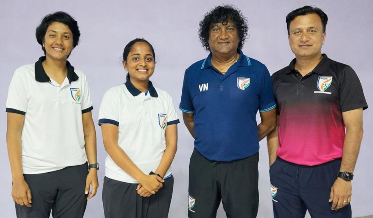Rutuja Gunwant and Sudha Rani complete AFC A Diploma course