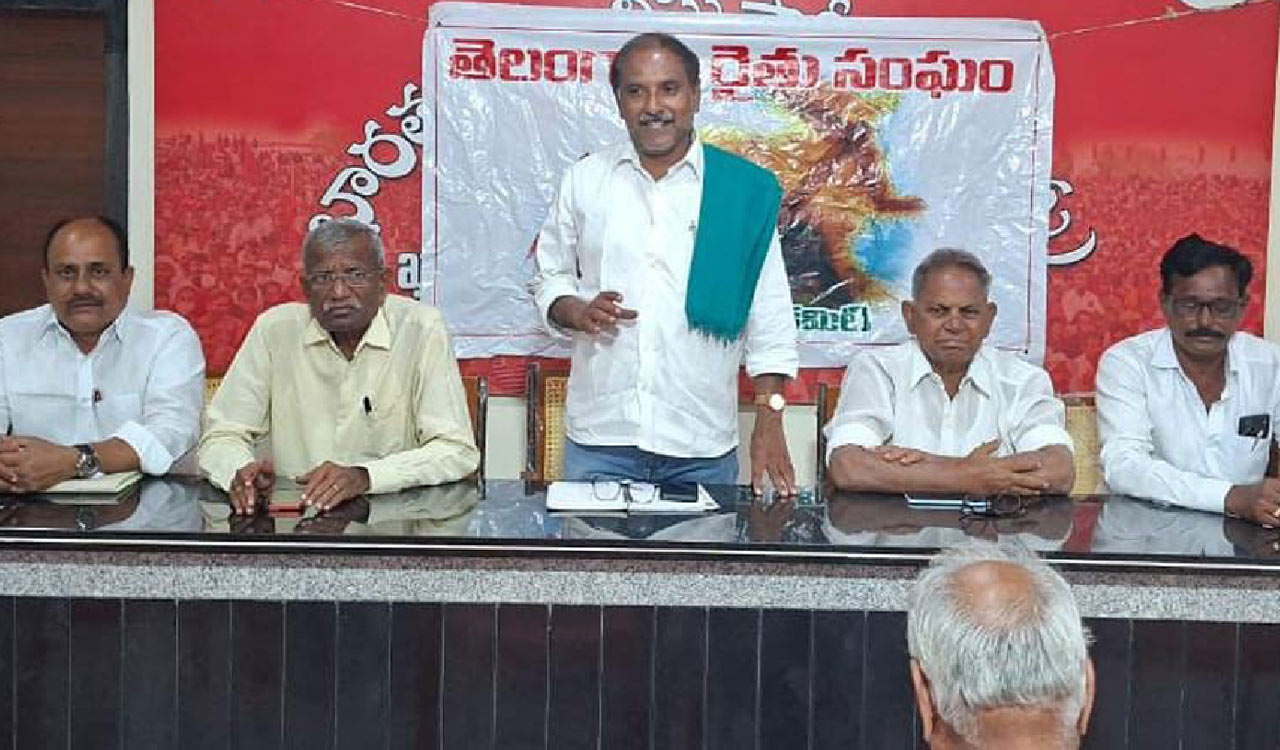 Telangana cooperative system under threat from CM Revanth Reddy, says Rythu Sangham