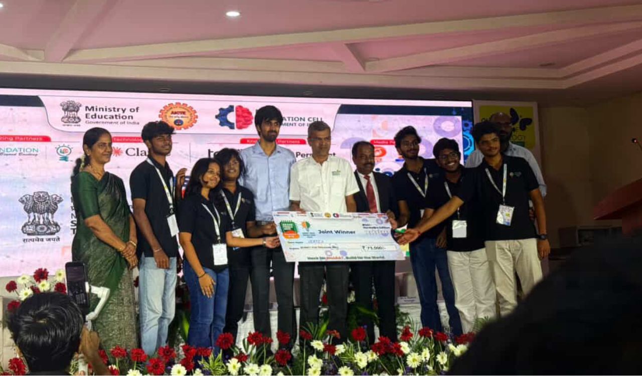 SNIST team wins joint title in Smart India Hackathon 2025
