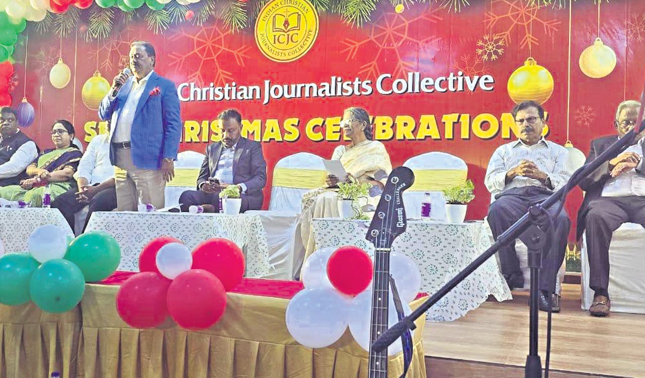 Indian Christian Journalists Collective holds Semi-Christmas celebrations