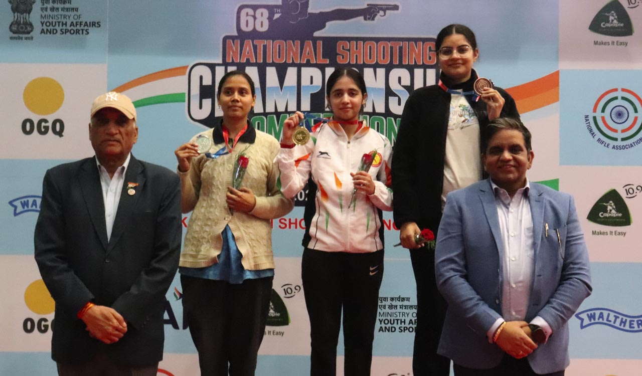 Ketan Malik wins women’s 10m air pistol national title in Delhi