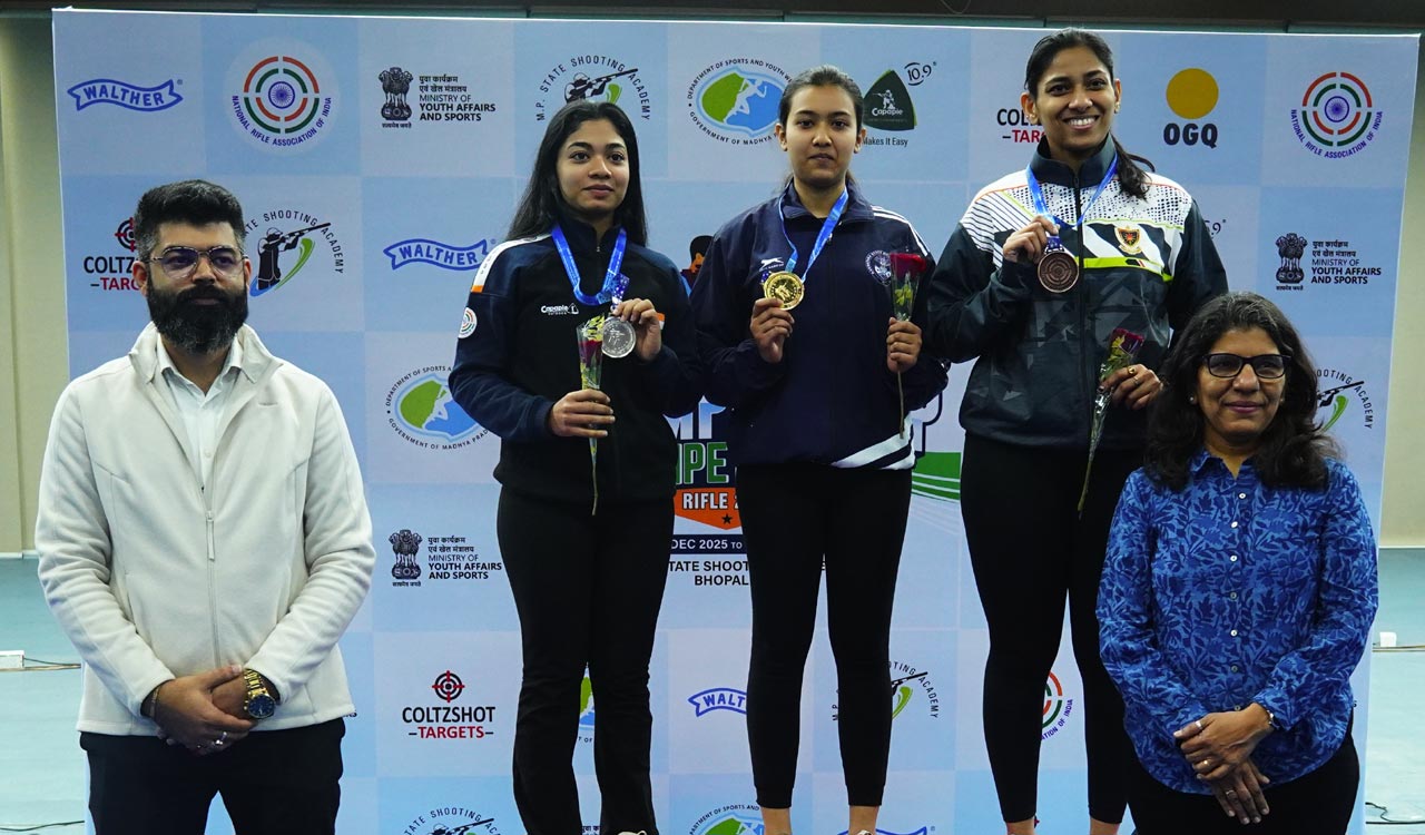 Tilottama Sen wins gold in women’s 50m rifle 3P at nationals