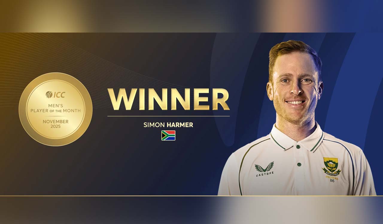 Simon Harmer, Shafali Verma named ICC Players of the Month