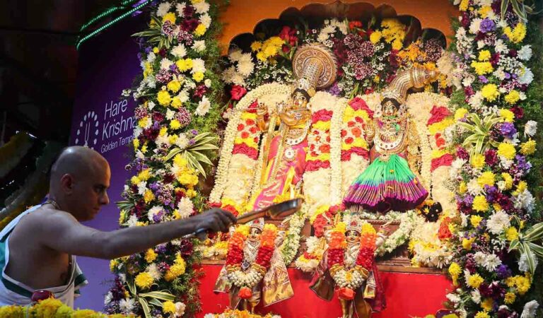 Thousands join Sri Radha Govinda Ratha Yatra in Kokapet