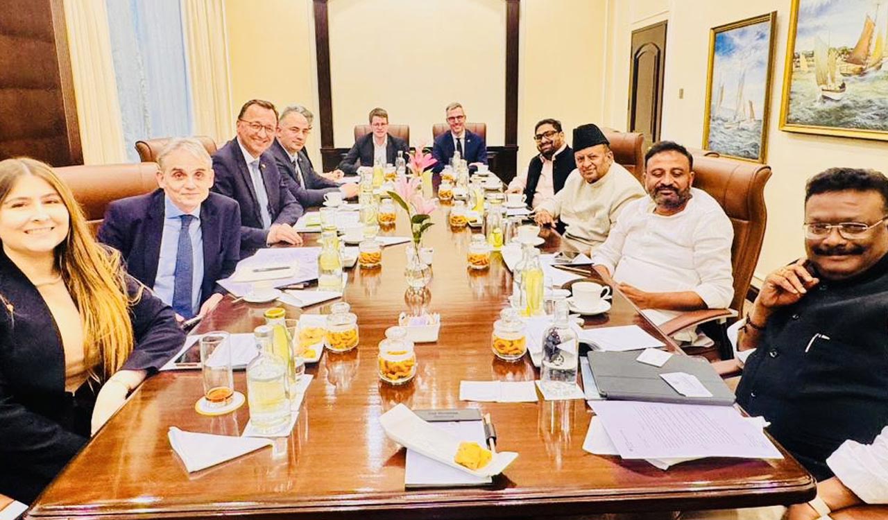 German Bundestag delegation discusses Telangana movement with BRS leader