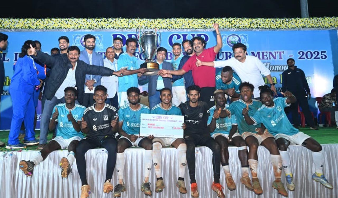 Sreedhar Sporting Club wins DRM Cup football final in Visakhapatnam