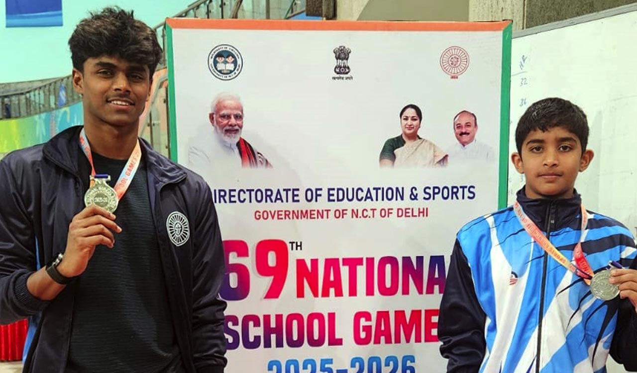 Suhas Preetham and Kashish Srivastava win silver at SGFI swimming nationals