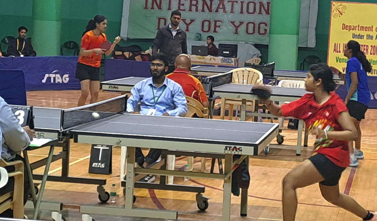 Punjab and Chandigarh Universities reach table tennis quarterfinals