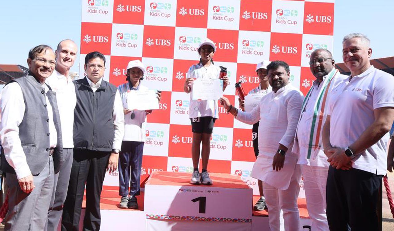 Varsha Thirupothu wins under-15 girls event at UBS Athletics Kids Cup