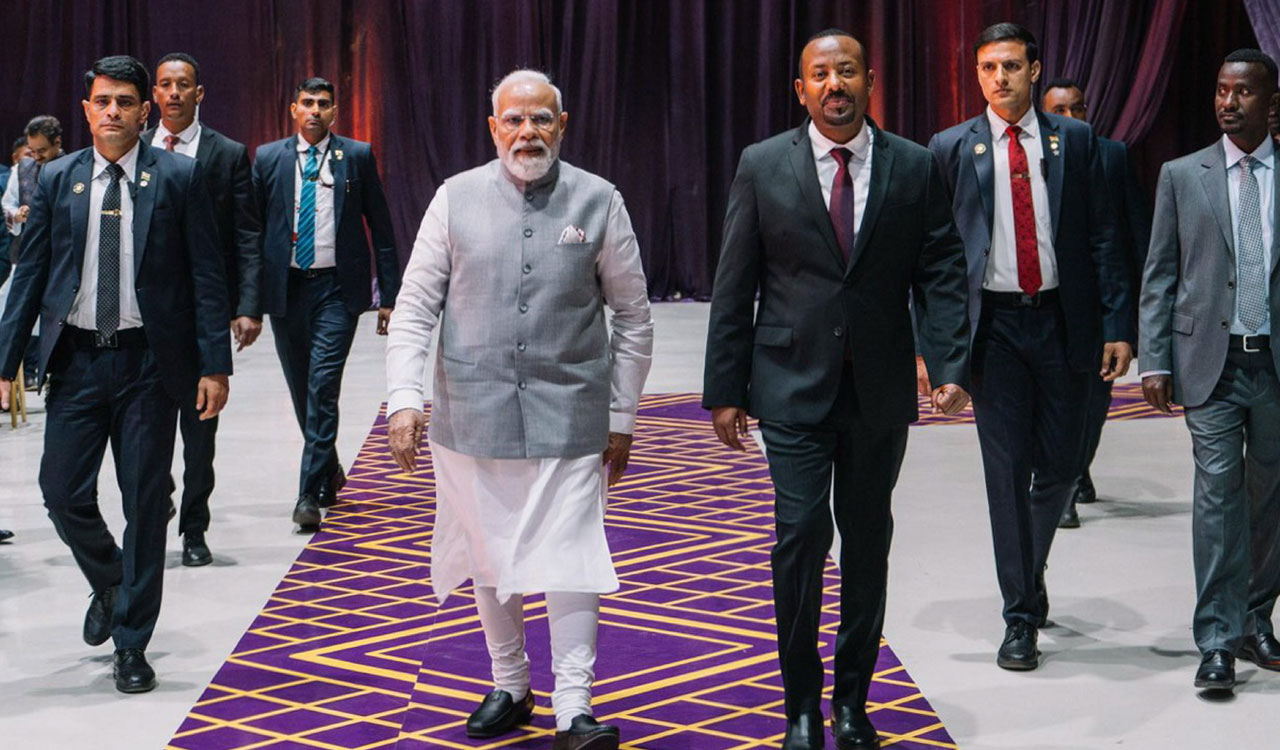 Grateful to people, govt for Ethiopia’s highest honour, says PM Modi