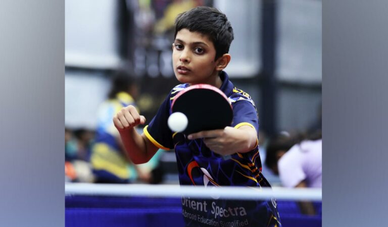 Vihaan and Yashashree win under-11 titles at Telangana table tennis tournament