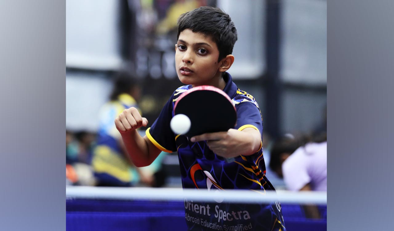 Vihaan and Yashashree win under-11 titles at Telangana table tennis tournament