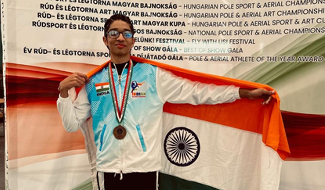 Vir Gahrotra wins India’s first gold at Pole and Aerial Sports World Championship