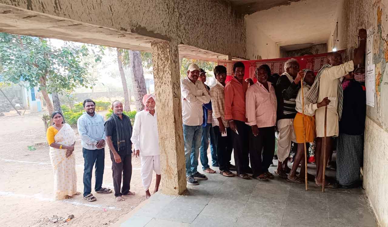 Second phase gram panchayat polls begin across Telangana