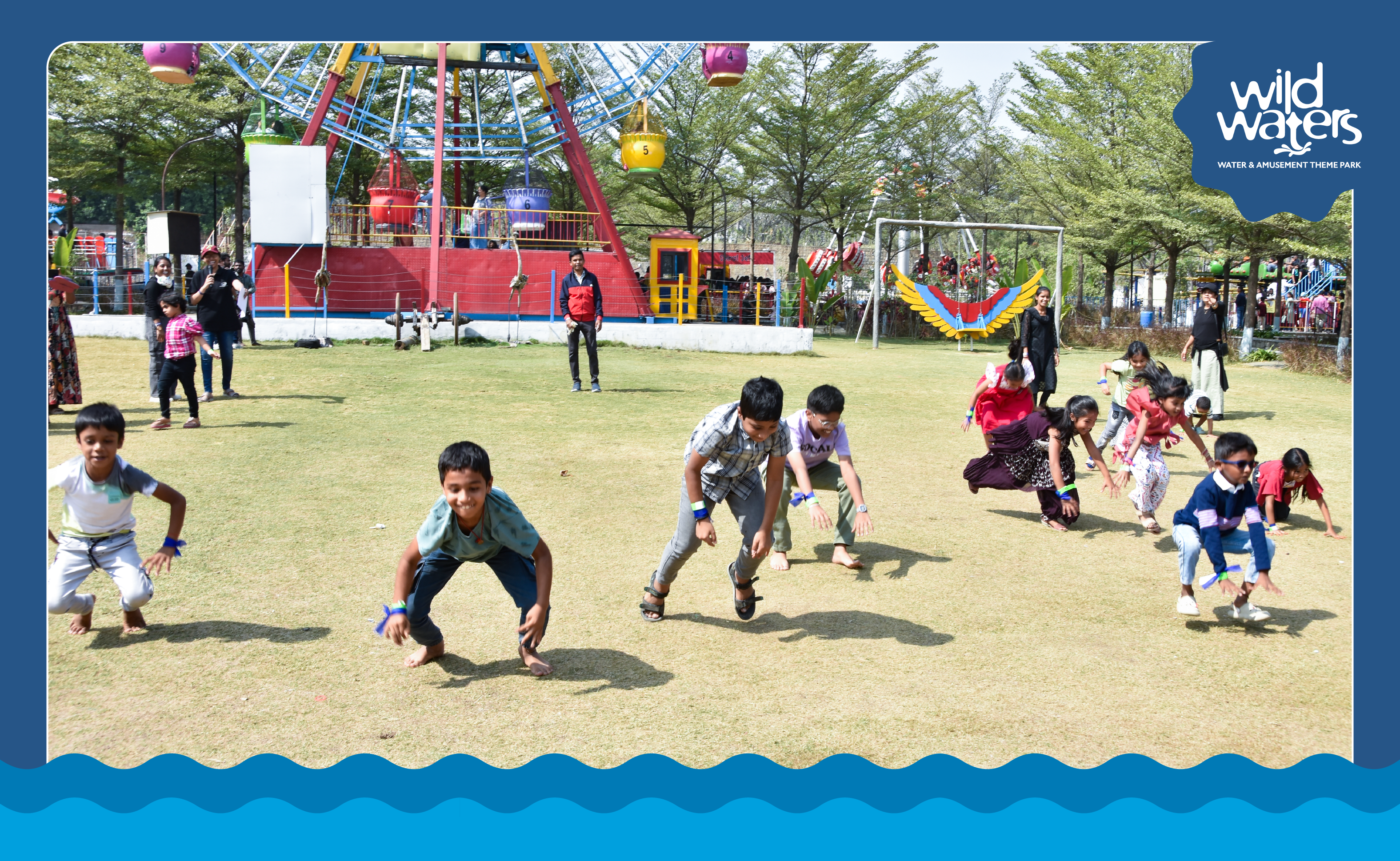 Hyderabad’s largest water and amusement theme park, Wild Waters, hosts a heartwarming day for children with visual impairment