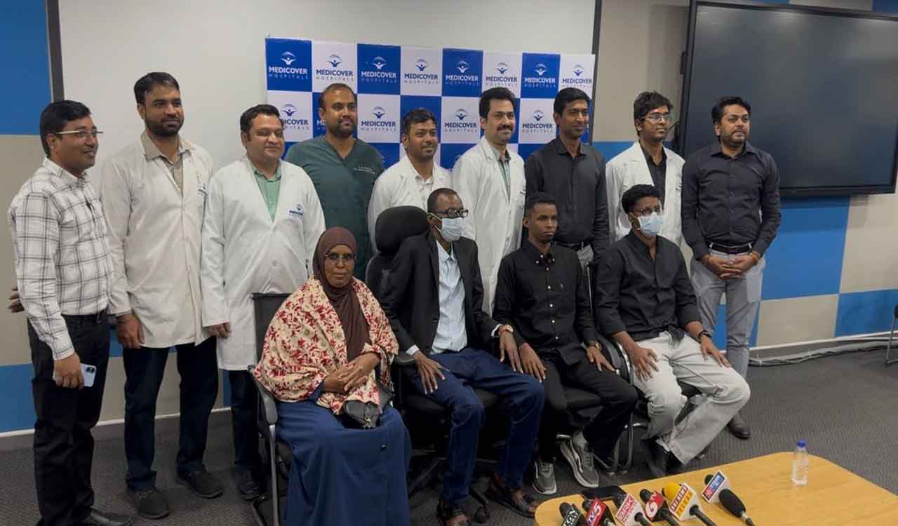 Patient from Somalia undergoes living related liver transplant surgery in Hyderabad