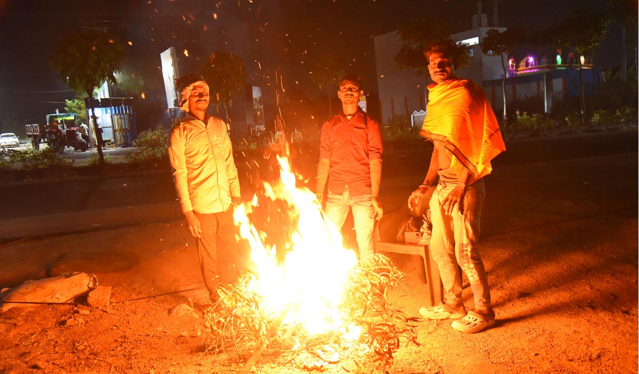 IMD-Hyderabad extends cold wave warning to 13 Telangana districts