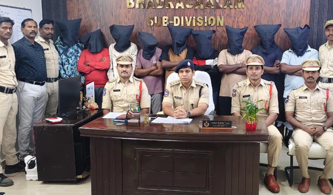 Nine arrested in daylight murder case in Bhadrachalam