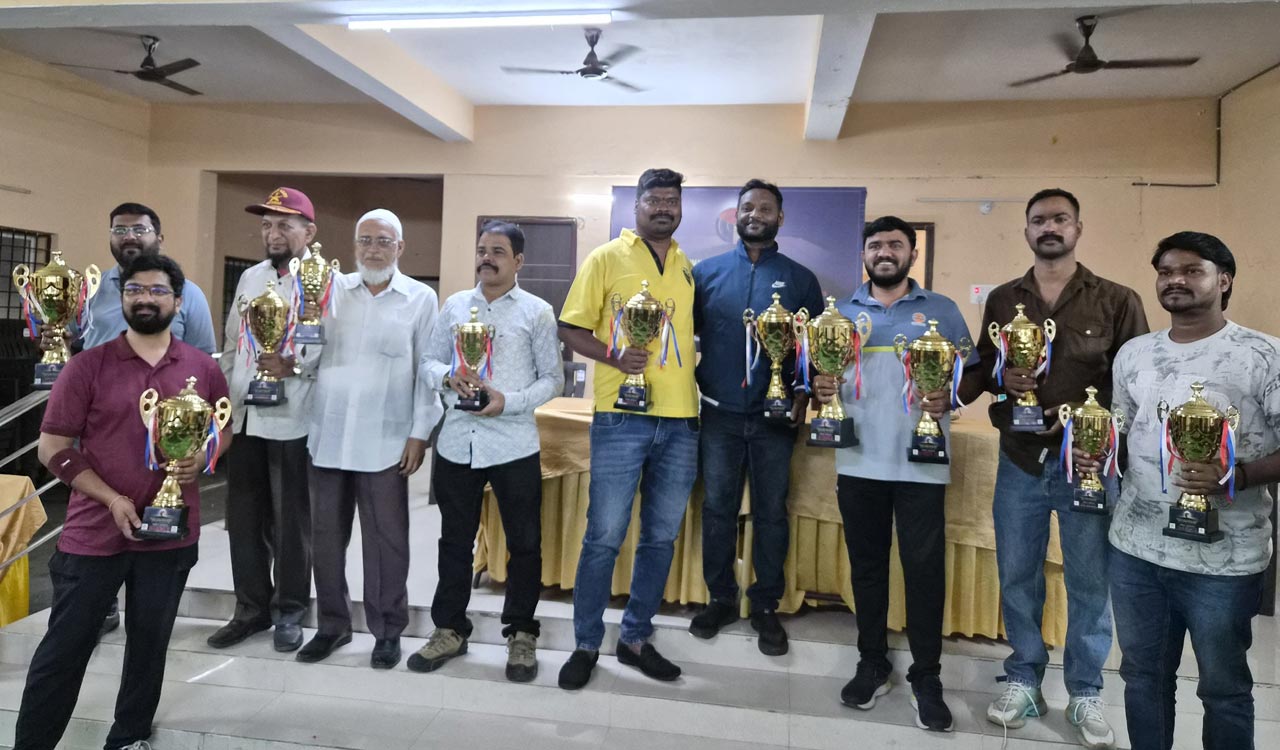 Aditya and Prakash win men’s doubles crown at Hyderabad carrom tournament