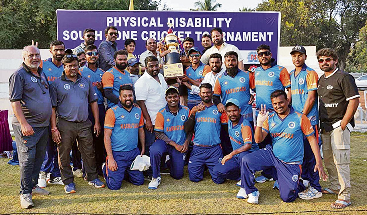 Karnataka win South Zone Physical Disability T‑20 Tournament