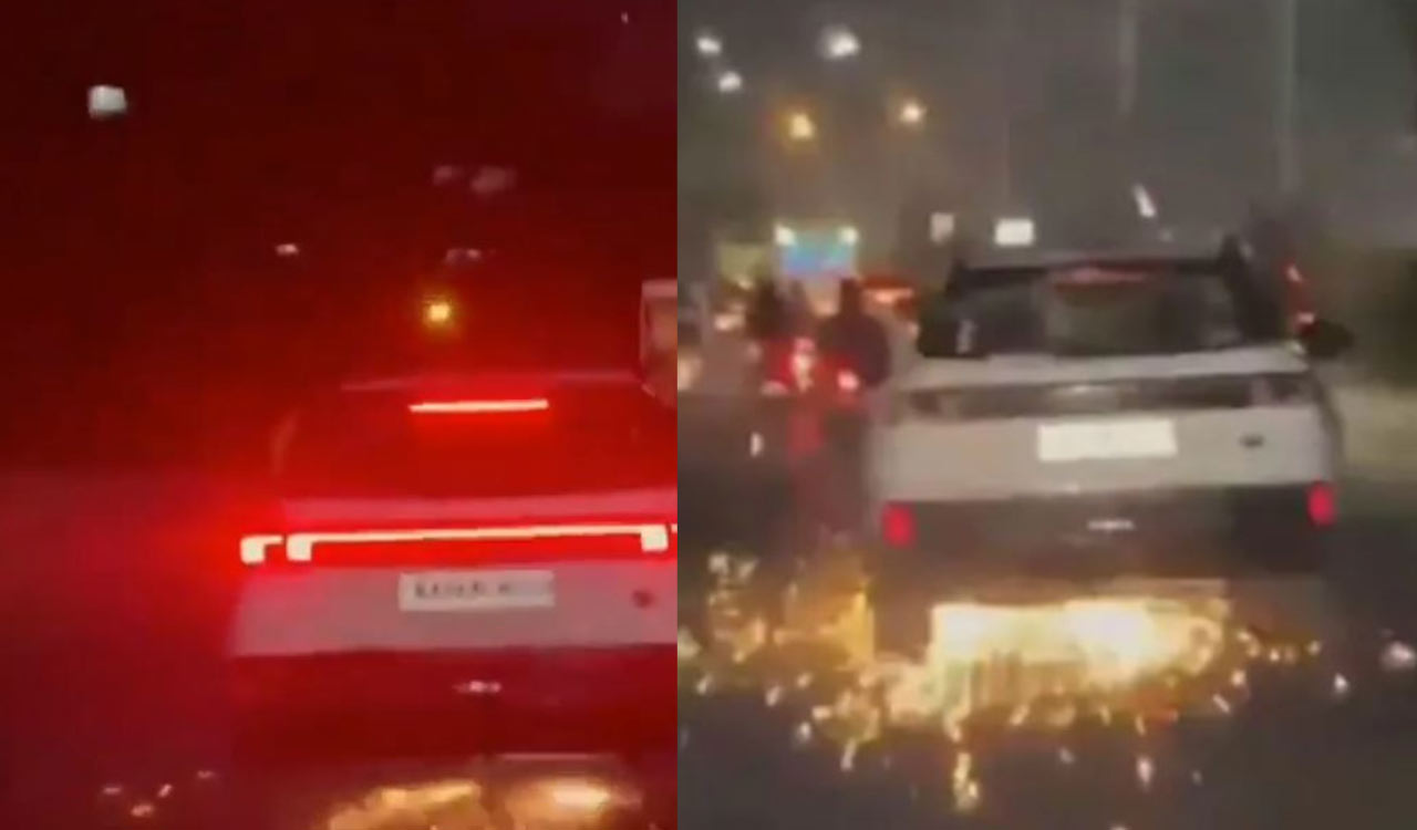 ‘Drunk’ SUV driver drags bike for 500 metres in Bengaluru road rampage