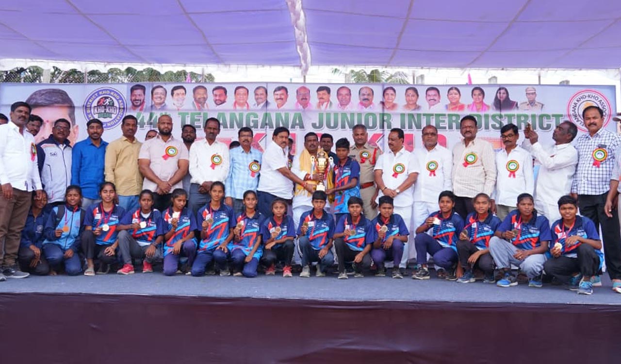 Adilabad win both boys and girls titles at Telangana State junior kho kho championship
