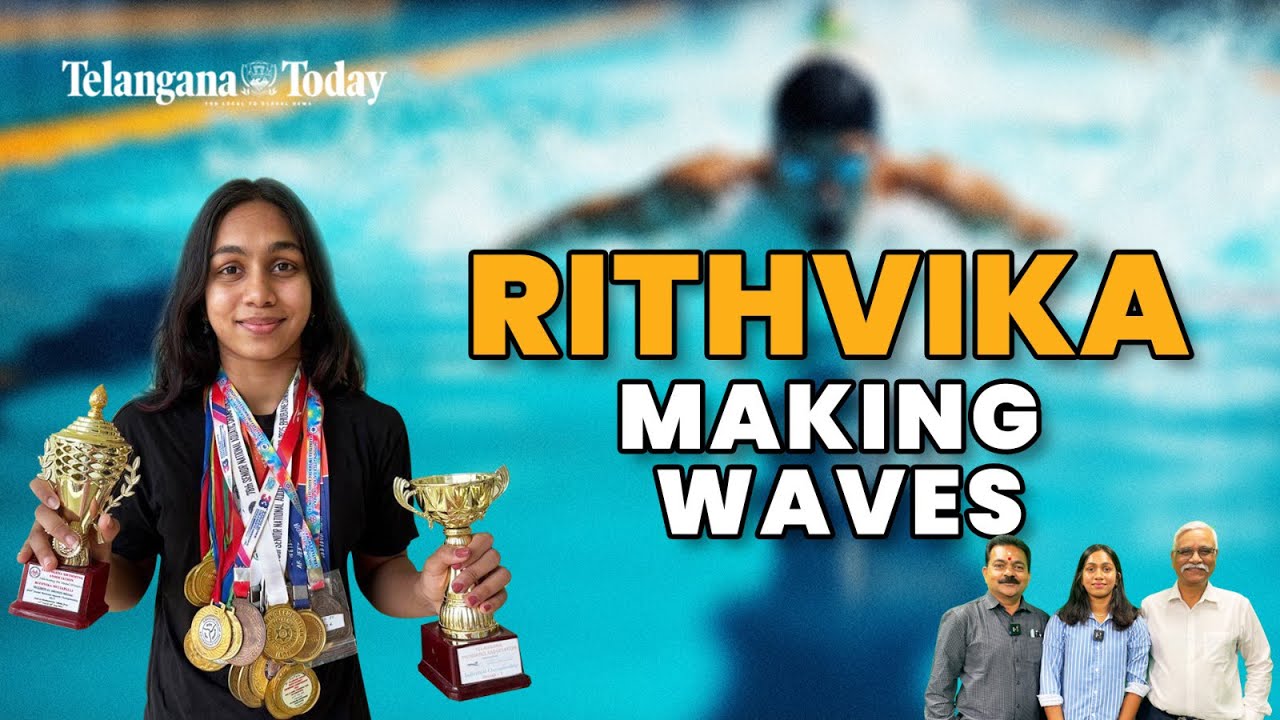 Watch: Interview of Telangana rising star swimmer Rithvika Mittapally