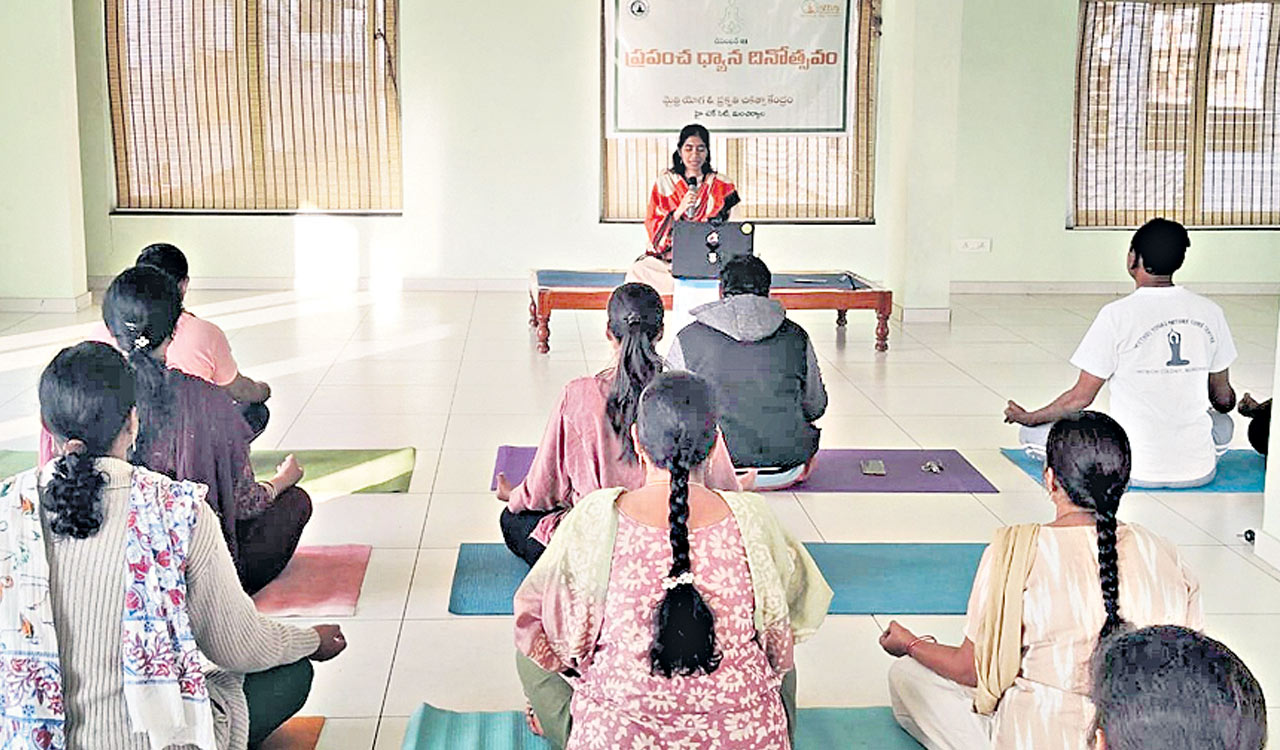 Mancherial marks second World Meditation Day