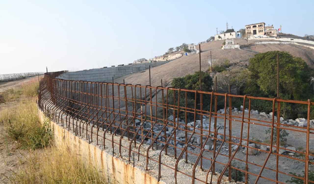 Moula Ali Shrine ramp works near completion